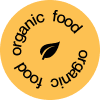 text organic food